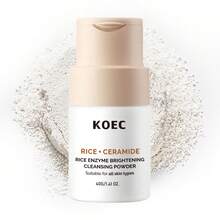 KOEC Rice Enzyme Brightening Cleansing Powder, Gentle Face Wash For Brightening, Radiant Skin, Facial Cleanser For Dry Skin - Apricot - View 8