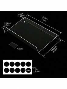 1/4 Tier Clear Acrylic Spice Drawer Organizer, Seasoning Jars Drawers Insert, Kitchen Spice Rack Tray For Drawer/Countertop 1/4 Tier- 1 Set,With 140 Labels (Jars Not Included)