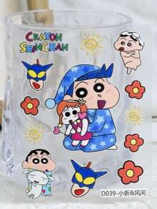 New Crayon Shin-Chan Cartoon Cute Embossed Stickers, Waterproof Embossed Stickers For Decorating Mobile Phones, Tablets, Hand Accounts And Water Cups