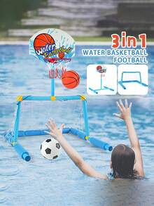 Water Basketball/Soccer Pool Shooting Game Parent-Child Interaction Summer Water Play Toy - Multicolor - View 6