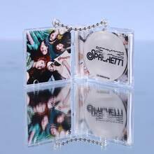 KPOP Mini Album Pendant NFC Box, Cor Tis K-Pop:Dem0n Hvnters KATSEYE Hearts2Hearts <KARMA> <Spaghetti> TWS 4th Mini Album CD Box, DVD Box, NFC CD Box, Star Fan Goods, DIY Commemorative Mini CD Pendant Keychain, Also Can Be Used As Decorative Desktop Ornament, Gift For Friends - Multicolor - View 9