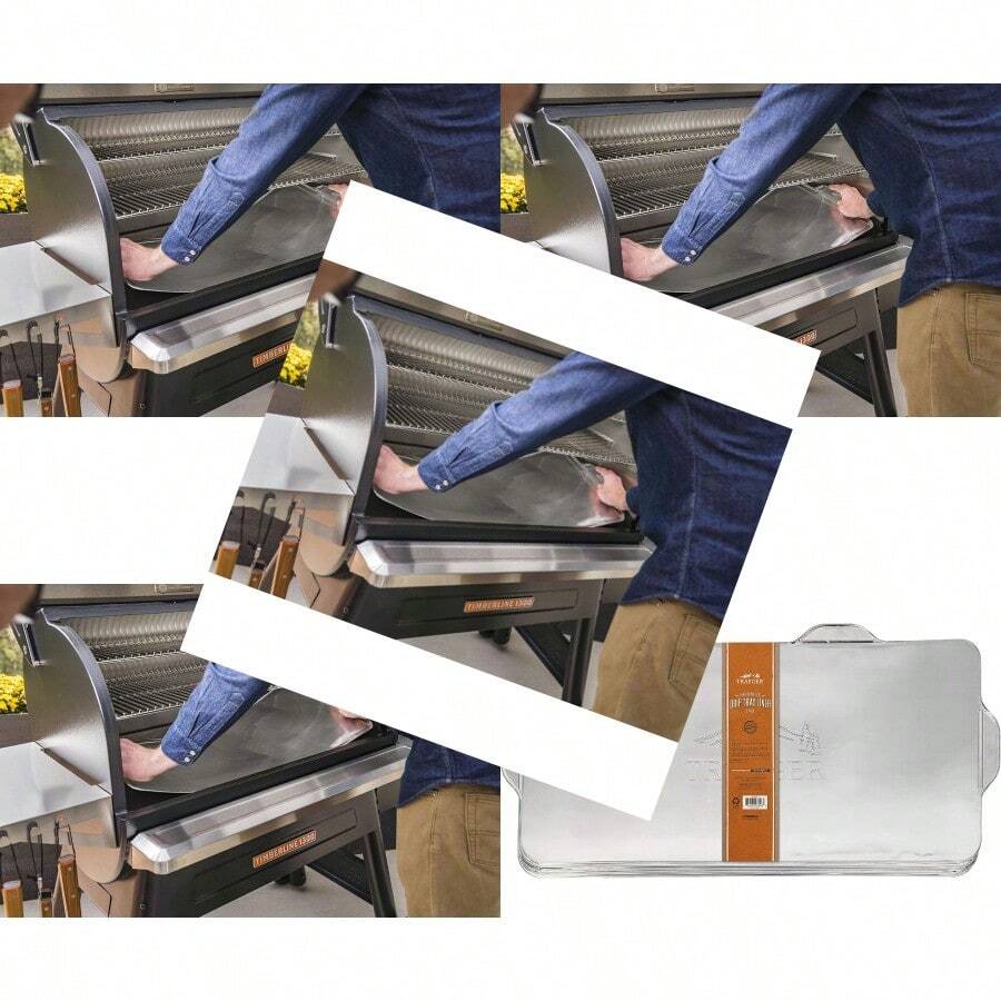 Traeger Grills BAC515 Timberline 1300 Drip Tray Liner Grill Accessory 5Pack - Timberline1300 - Xem 1