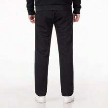 Under Armour Unisex Straight Leg Knit Casual Loose Sweatpants, Running & Training Pants - Black - View 4