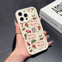 Fundas con diseño de guantes de copos de nieve y dulces. Compatibles con phone 17/17 Pro/17 Pro Max/16 Pro/16 Pro Max/16 Plus/15 Pro/15 Pro Max/15 Plus/14 Pro/14 Pro Max/14 Plus/13 Pro/13 Pro Max/12 Pro/12 Pro Max ... 11/11 / Pro / 11 Promax y Galaxy 22/23/24/25, Año Nuevo, Amor, Familia y Amigos - Beis - Ver 3