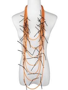 MARLIWOO 1pc Vintage Gothic Style Multi-Layer Unique Necklace, Fashion Jewelry For Women - Black - View 18