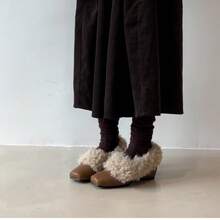 Women Wedges & Flatform - Black Fur - View 5