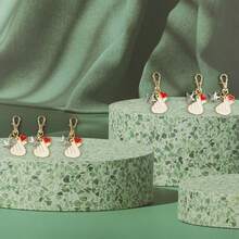 6个时尚手势心形钥匙扣，饰有“我爱你”星形图案，附赠口袋拥抱卡，是包包、背包和汽车上的理想爱情象征装饰品，也是送给朋友、家人和爱人的完美礼物。 - 彩色 - 查看 4