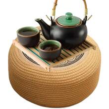 Outdoor Pouf Patio Ottomans And Footstools Floor Seating For Exterior Deck Living Space Garden Home Placement Coastal Patio Poolside