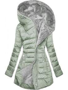 Winter Coats For Women Fleece Lined Warm Puffer Sherpa Jackets Coat With Hood 2025  Thicken Long Puffer Jacket