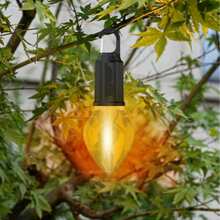 Lámpara LED Tubular – Recargable, Antideslizante, con Interruptor de Presión y 3 Intensidades de Luz - Negro - Ver 1