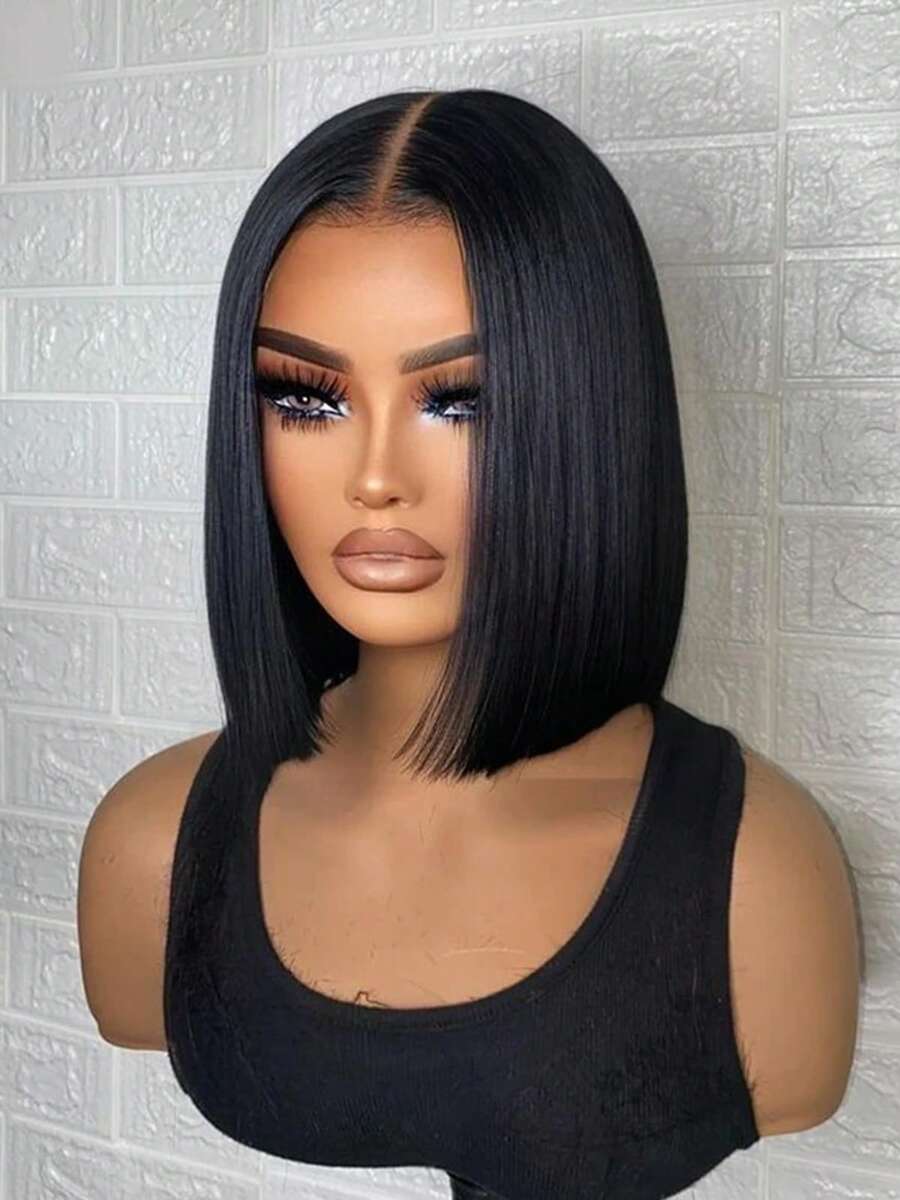 KGIFH Bob Wig 13x4 Lace Front Wigs Human Hair Straight 250 Density Burgundy 99J Human Hair Wig Highlight Ombre 13x4 HD Lace Frontal Wigs For Women Brazilian Human Hair Straight Bob Wigs 13x4 Transparent Lace Frontal Wigs Glueless With Baby Hair