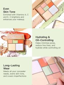 Stila 7合1遮瑕盘，12.9克，丝绒膏状遮瑕膏+细腻定妆粉，5种膏状遮瑕膏+2种粉状遮瑕粉，7种色号，遮盖黑眼圈、瑕疵、泛红，适合日常及舞台妆容。 - 七色遮瑕盤 12.9g - 查看 2