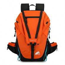 30+5升旅行背包，高分子面料，男女通用；小型尼龙防水徒步背包，带手机袋，男女通用；轻便徒步日用背包，带透气背垫，白色 - 彩色 - 查看 16