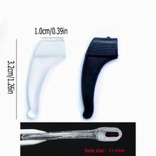 4/8/16 Peças Ganchos de Orelha Antiderrapantes de Silicone para Óculos, Apoios de Orelha Antiderrapantes - Transparente e Preto, Incluindo 1 Par de Cada Tamanho Grande, Médio e Pequeno, Redondo, Clipes de Orelha para Óculos, Suportes Antiderrapantes, Mangas de Ponta de Óculos, Suportes de Óculos, Adequados para Óculos, Óculos de Sol, Óculos para Esportes e Atividades ao Ar Livre, Fixadores de Óculos Confortáveis, Adequados para Óculos de Sol, Óculos, Óculos etc., Acessórios de Óculos, Presente do Dia dos Professores, Presente do Dia dos Pais