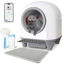 Pet Self Cleaning Litter Boxes - White - View 8
