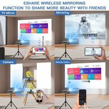 4K Projector Smart  35000LMS 1080P 5G WiFi Bluetooth Video Home Theater - 1 - View 11