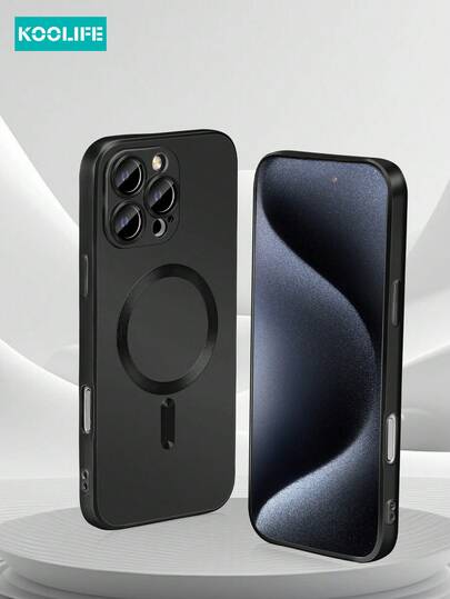  Koolife 17 Pro Max Phone Case, Magnetic Wireless Charging, Full Soft Cover, Protective Case, Ultra-Thin Matte Metal Paint, Lens Full Coverage, One-Piece Buttons, Compatible With Apple 17 Pro Max/17/17 Pro/17 Air/11/12/12 Pro/12 Pro Max/13/13 Pro/13 Pro Max/14/14 Plus/14 Pro/14 Pro Max/15/15 Pro/15 Plus/15 Pro Max/16/16 Pro/16 Plus/16 Pro Max
