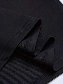 Camiseta Hombre estampado Cristo espalda, iconografía religiosa, ligera transpirable verano, diseño espinas cruz, casual/formal joven, rosa/negro, exquisita, suelta cómoda, fácil combinar. - Negro - Ver 7