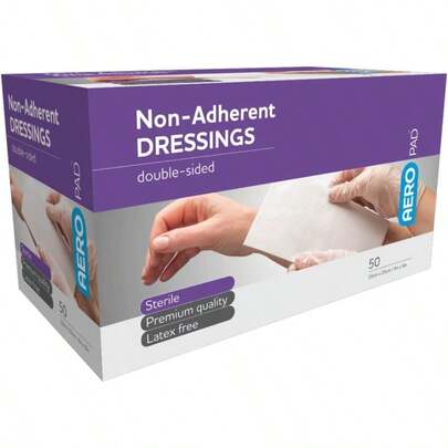 Aero Healthcare Aeropad Low Adherent Dressing 10 X 20cm 50 Count