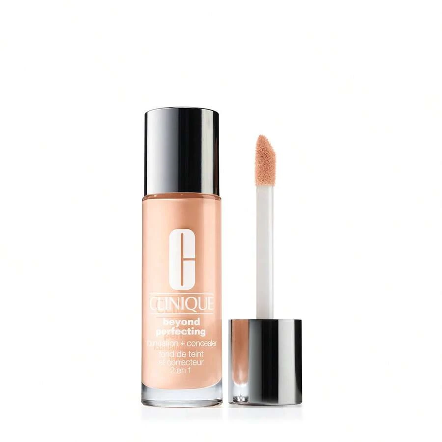 Clinique Even Better Makeup Foundation + Concealer #Ivory 30ml/1oz | Lightweight Liquid Foundation | Suitable For Dry, Combination To Oily Skin | High Coverage + Natural Matte Finish - Ivory - View 1