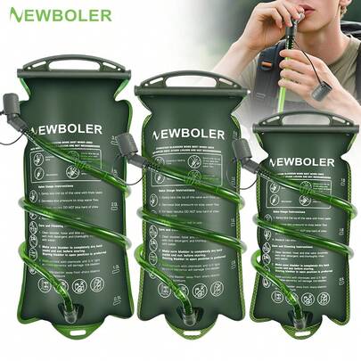 NEWBOLER 1.5升/2升/3升大容量水瓶水袋储水袋水袋背包收纳袋跑步水袋背心背包