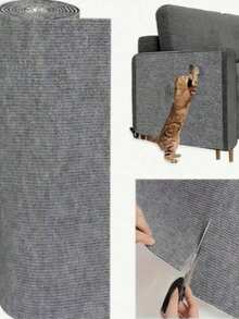 1 件可修剪猫抓家具保护贴 - 攀爬自粘式猫抓垫、沙发保护贴、用于保护猫树框架墙壁的抓挠保护 DIY 防猫抓沙发保护贴、自粘式修复沙发猫抓板墙贴 - 彩色 - 查看 2