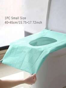 1/10/20pcs Disposable Toilet Seat Cover Pad, 10pcs/Pack, Individually Packaged Paper Material Portable Sanitary & Waterproof Toilet Mat With Extended Coverage, Suitable For Hotels, Public Places, Travel, Leisure Clubs, And Home Use Bathroom Decoration Fall Decoration