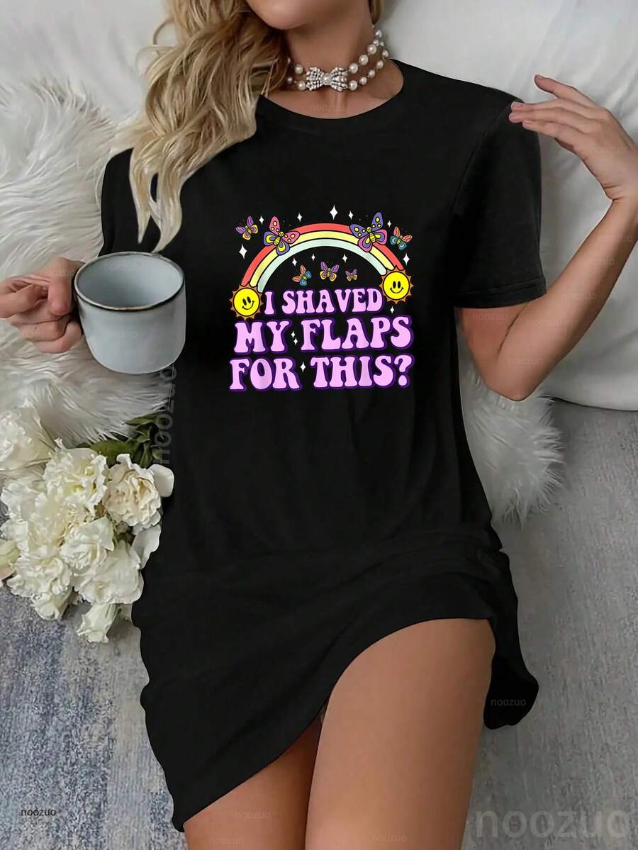 I Shaved My Flaps For This Funny Embarrassing Adult Humor Dress - màu đen - Xem 1