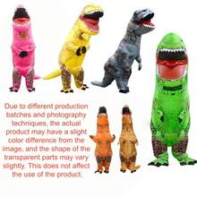 成人充气霸王龙服装，男女通用充气恐龙服装，趣味派对装扮，充气恐龙裙，节日、万圣节派对个性化恐龙服装