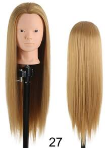 专业长直发模特头，非常适合编发、剪发和造型练习，美容培训用人头