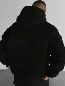 Men's Hoodie Want To See My Six Pack Fashion Pattern Printing Spring And Autumn Clothing - Black - View 3