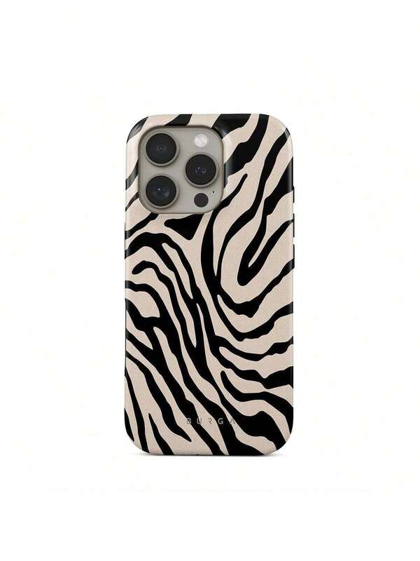 Zebra Print Phone Case – Bold Black & White Stripes