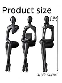 Tượng điêu khắc trừu tượng hình người đang đọc sách, làm từ nhựa resin, thích hợp để trang trí văn phòng, lễ tốt nghiệp, phòng ngủ, quà sinh nhật, quà ngày Nhà giáo, quà ngày của Mẹ, quà Giáng sinh. - Nhiều màu - Xem 7