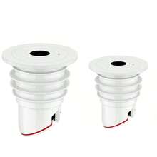 1 Stück Antirückfluss Gerät zur Geruchsvermeidung für Abwasserrohre, Küchenspülen, Waschmaschinen mit Silikondichtungsring und Abflussstöpsel