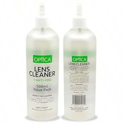 Premium Lens Cleaner Spray 500mL Bottle With Antifog Glasses Eyeglasses And Sunglasses Cleaner  For All L Lenses 1 Pack