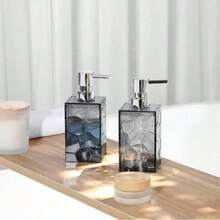 1 bình đựng xà phòng rửa tay, chai bơm chất lỏng bằng nhựa acrylic trong suốt, có thể đổ đầy lại, dùng để trang trí phòng tắm, nhà bếp, ký túc xá sinh viên, phụ kiện nhà bếp, dụng cụ nhà bếp. - Nhiều màu - Xem 6