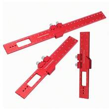 مسطرة خشبية متعددة الوظائف، أداة قياس، مسطرة T شكل من سبيكة الألومنيوم الدقيقة، مسطرة تحديد الموضع والتعليم، أداة قياس ومقياس 16/20/30 سم، أداة DIY