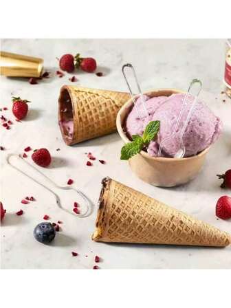 100ชิ้น ช้อนพลาสติกใส, ช้อนมินิใช้แล้วทิ้ง, ช้อนขนาดเล็กสำหรับของหวาน ไอศกรีม เครื่องใช้บนโต๊ะอาหาร เยลลี่ พุดดิ้ง โยเกิร์ต ชิมอาหารเรียกน้ำย่อย งานเลี้ยงครอบครัว ปิกนิก ร้านอาหาร ห้องครัว