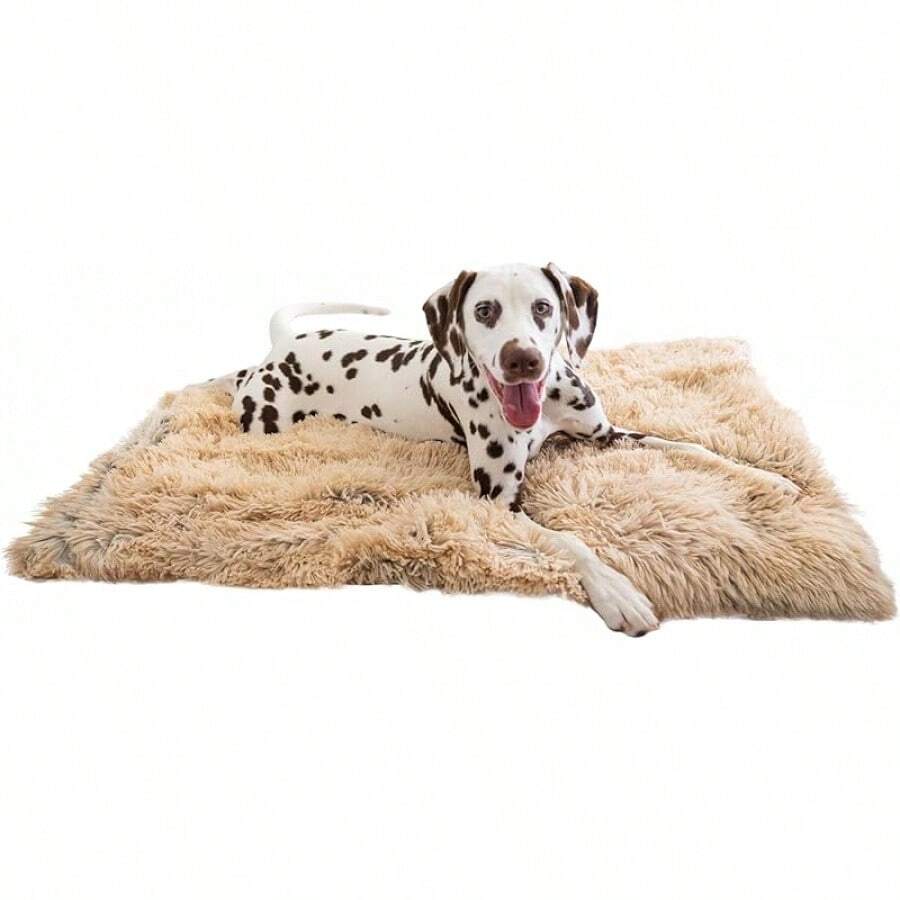 Best Friends By Sheri Calming Shag Dog Blanket – Ultra Soft Faux Fur Pet Throw, Anxiety-Relief, Lightweight Warm Bed Cover For Dogs And Cats, Machine Washable, Taupe, 30" X 40" RXUF - 灰褐色 - 查看 1