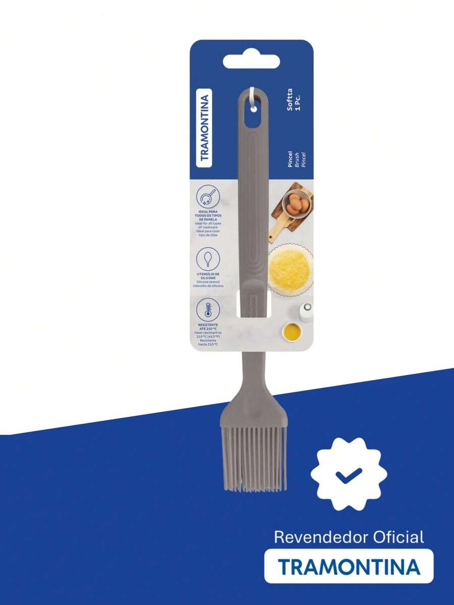 Tramontina Softta Silicone Brush, Gray - Tramontina - 刷子 25858/160 - 查看 1