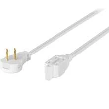 Tipo de producto: Extensión eléctrica para uso en el hogar.  Voltaje nominal: 127 V~.  Tipo de clavija: Tipo B (polarizada con puesta a tierra).  Receptáculos: 3 salidas polarizadas para conectar diversos dispositivos eléctricos.  Tapa de protección: Protege las conexiones, evitando el contacto accidental.  Material del cable: Recubierta de PVC autoextinguible, resistente al calor y diseñada para evitar la propagación del fuego.  Clavija plana: Ideal para espacios reducidos, permitiendo una instalación práctica y discreta detrás de muebles o electrodomésticos.  Uso recomendado: Línea doméstica, perfecta para conectar aparatos eléctricos de uso diario como lámparas, televisores, cargadores y equipos pequeños. - Tipo de Enchufe A USA (110-127V) - Ver 2