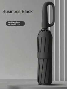 1PC 10 Bone Automatic Buckle Oversized Fully Automatic Umbrella, Thickened And Reinforced Men's/Women's Foldable Sun Protection Umbrella For Both Rain And Sunshine | Foldable, Reinforced Thickened Sunshade & Student Umbrella(Pay Attention To The Size And Weight Of The Product)