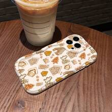 ¡Qué funda para teléfono tan encantadora con diseño de pan de jengibre! Un diseño acogedor y festivo, perfecto para las fiestas. Compatible con  17,  16,  16 Pro Max,  15,  15 Pro Max,  14,  13,  12 y  11 Pro. Fabricada con TPU resistente que ofrece protección contra golpes. Un regalo ideal para familiares, amigos, niños, cumpleaños, Halloween, Navidad o San Valentín. - Blanco - Ver 7