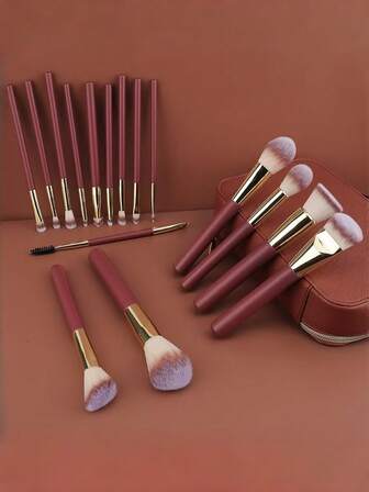 ZHENZITAI 16pcs Makeup Brush Set, Full Soft Hair Foundation Brush, Blush Brush, Eyeshadow Brush, Highlighter Brush, Powder Brush, Eyelash Curler, Concealer Brush, Makeup Tools, 1pc Makeup Brush Holder,Brush Set,Makeup Brush Kit,Make Up Brush Set,Make Up Set Complete,Makeup Brush Set,Complete Makeup Kit,Brush Kit,Brushes Makeup Set,Makeup Gift Set
