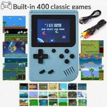Byteuni Macaron Mini 400-In-1 Handheld Game Console, Large Screen, 1020mAh High Capacity, Classic Retro Games, Plug And Play, Portable Gaming Device, Retro Game Console, 1 Unit (1 Player/2 Players) - Multicolor - View 14