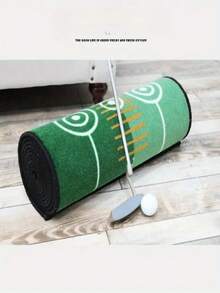 Portable Golf Practice Mat - Washable, Non-Slip, Training Mat With Target Scoring System, Suitable For Indoor/Outdoor Use In Home And Office, Made Of Polyester Fiber, Perfect For Indoor Sports - Multicolor - View 6