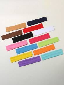 4pcs Solid Color Headbands In Campus Style Athletic Headband Set Casual,Gym Hair Band Turban Headband Sweatband, Hairband Fall Winter Hair Accessories For Women For Vacation Outfits Woman Elegant Scarf - 8 Pcs 顏色隨機 - 查看 3