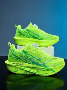 Unisex Lace-Up Breathable Casual Fashion Sneakers, Chunky Sneakers For Men & Women - Multicolor - View 4