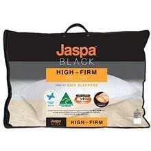 Jaspa Black High And Firm Pillow White 1 Count Pack Of 1 - 白色 - 查看 1
