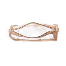 TEPILTE Transparent Waterproof Crossbody Bag, Stadium Certified, Clear PVC Handbag/Shoulder Bag, Multi-Functional Toiletry Bag/Storage Bag, Suitable For Concerts And Sporting Events, Men's And Women's Wallet - R.GOLD - 查看 4